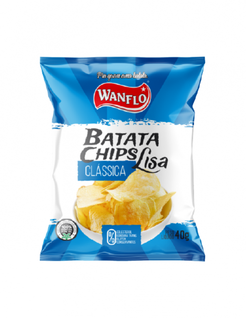 Batata Chips Lisa Original 40g Wanflo